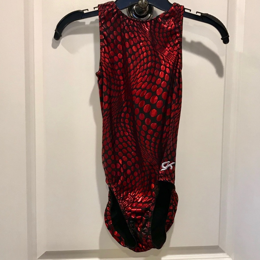 GK Gymnastic Leotard - looking sharp red/black